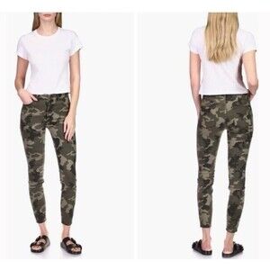 DL1961 Jeans Farrow Camo High Rise Skinny Instasculpt Ankle Jeans Casual Size 33